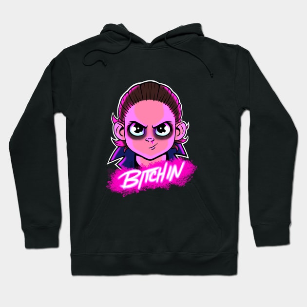 Bitchin' Hoodie by PinkInDetroit